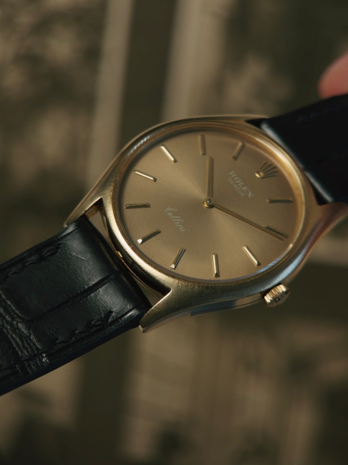 ROLEX 3804 Cellini 18k “GHOST DIAL” 1974s
