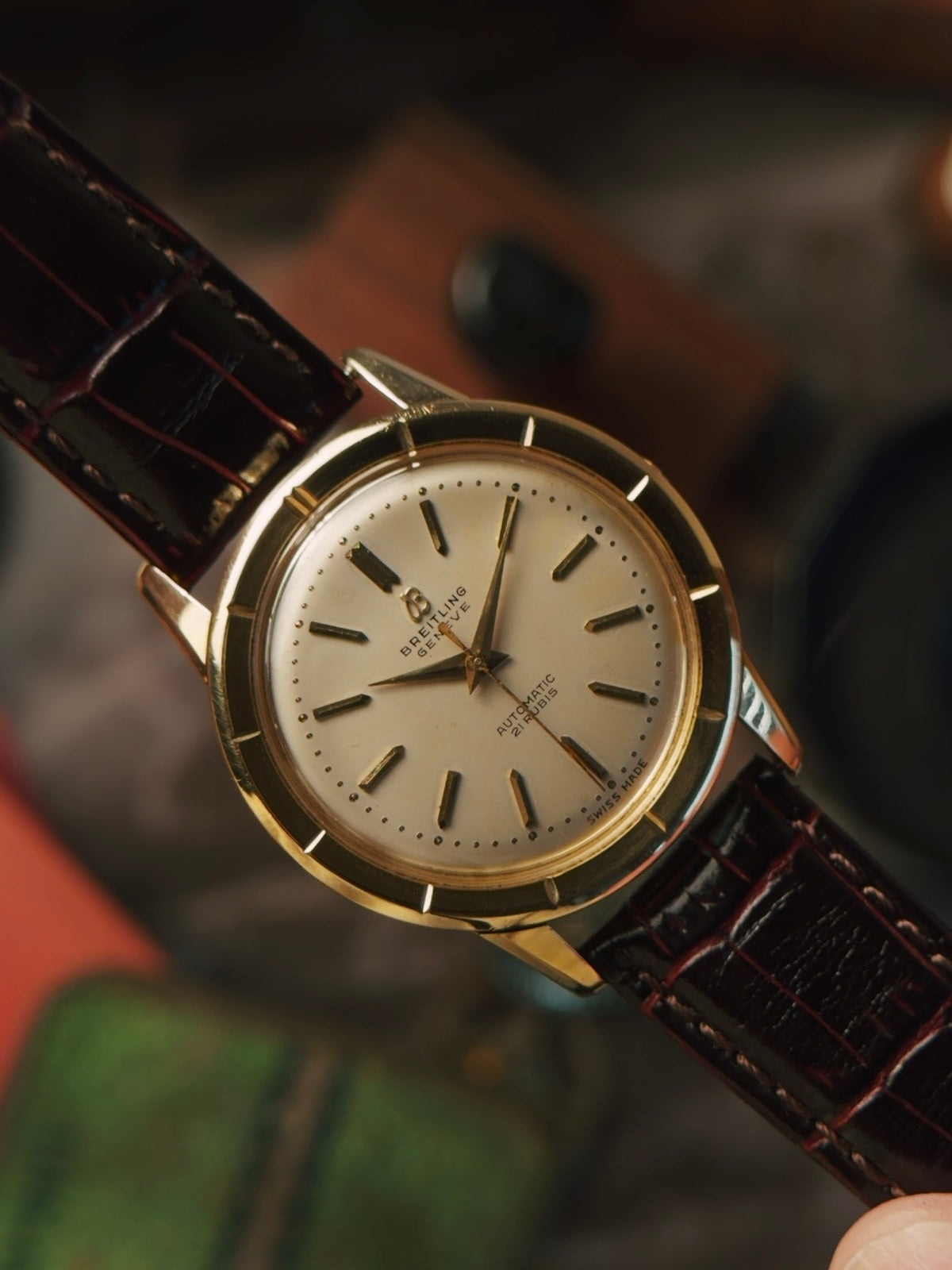 BREITLING 18K BIDNATOR 1955s