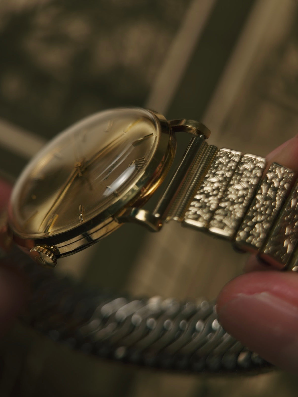 ROLEX 9659 Precision 18k Yellow Gold 1965s