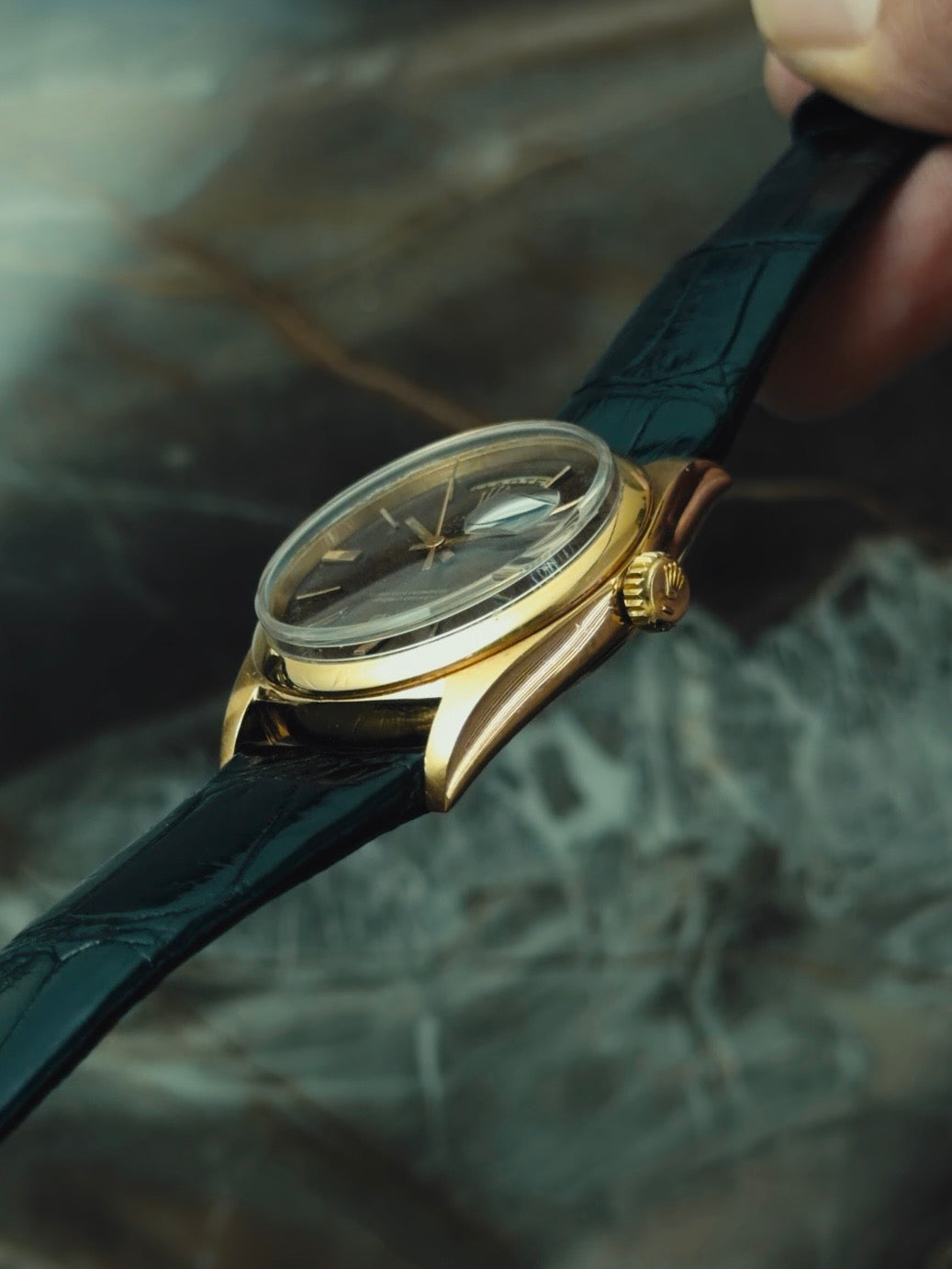 ROLEX Day-Date 18kRG Brown Tropical Dial 1965s