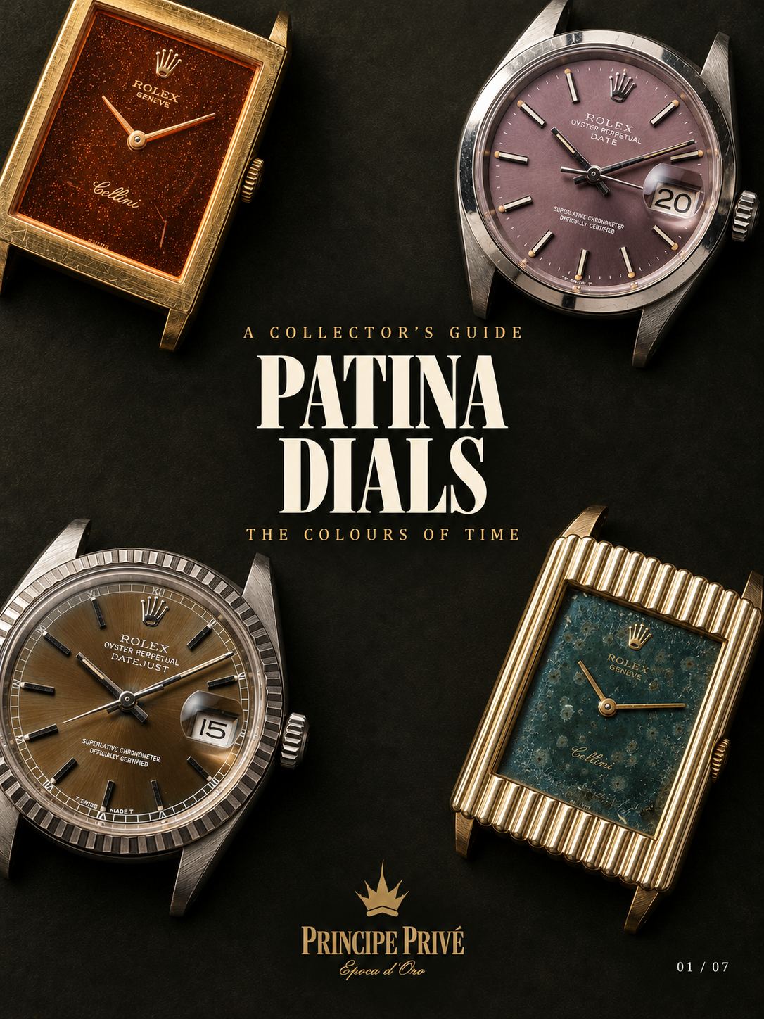 Patina dials collector's guide vintage Rolex Cellini Date Datejust｜パティーナダイヤル コレクターズガイド ヴィンテージ ロレックス