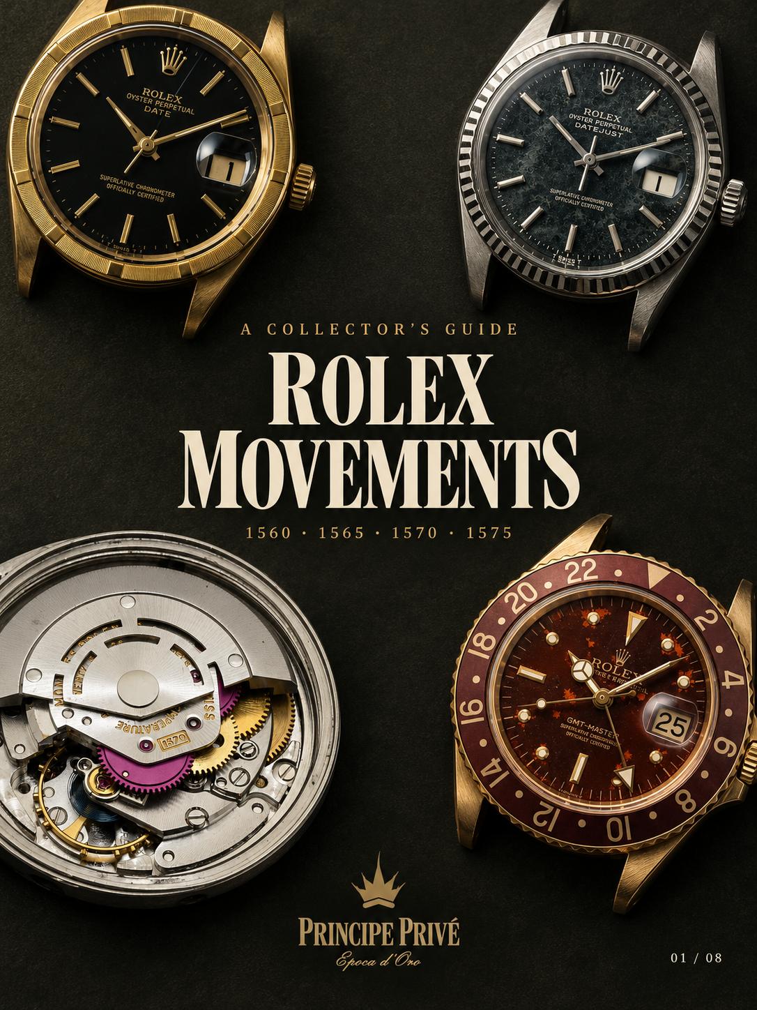 Rolex movements collector's guide 1560 1565 1570 1575｜ロレックス ムーブメント コレクターズガイド Cal.1560 1565 1570 1575