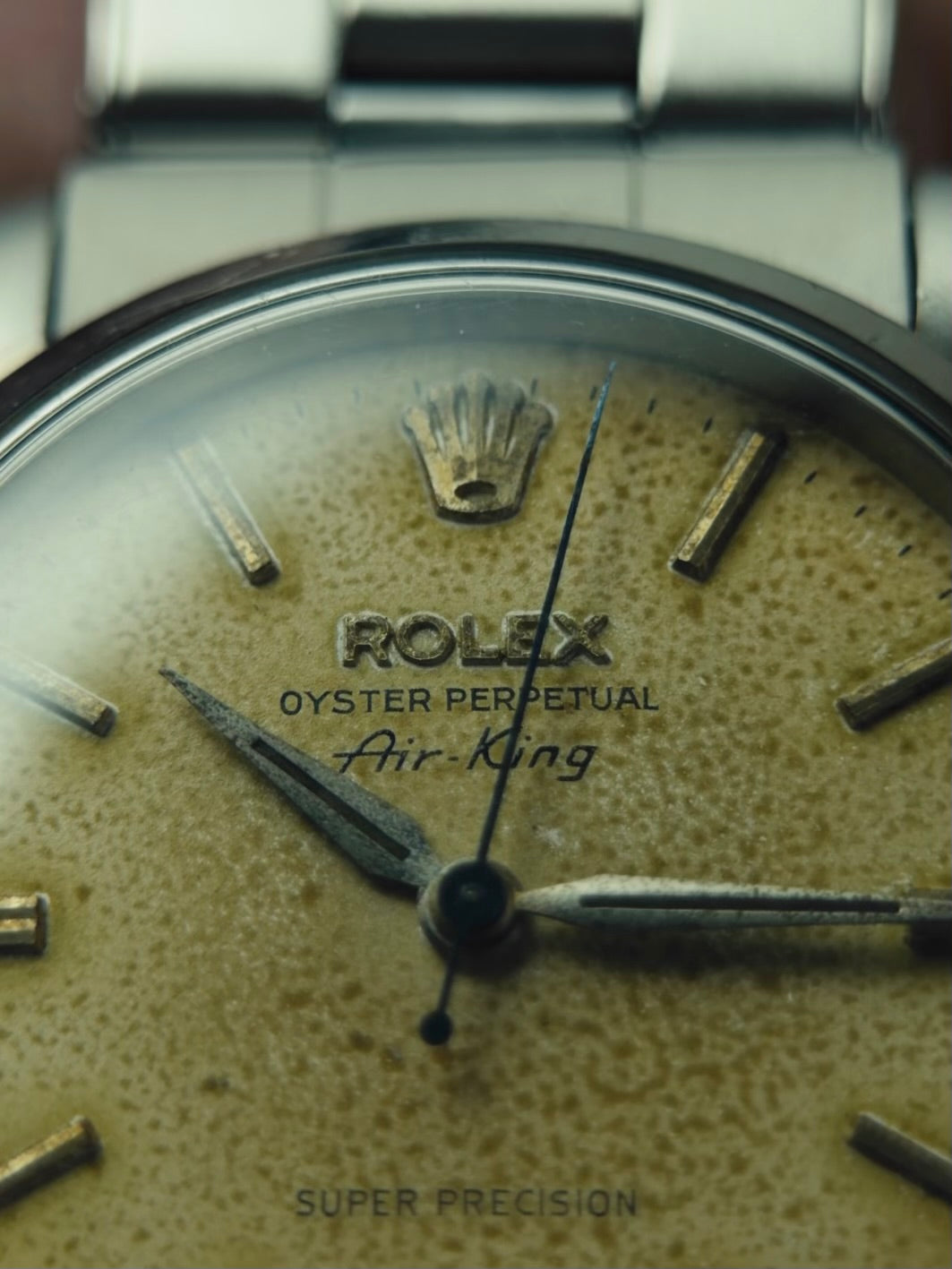 ROLEX Air-King 6552 1st Generation Original Warm Patina Dial 1958s