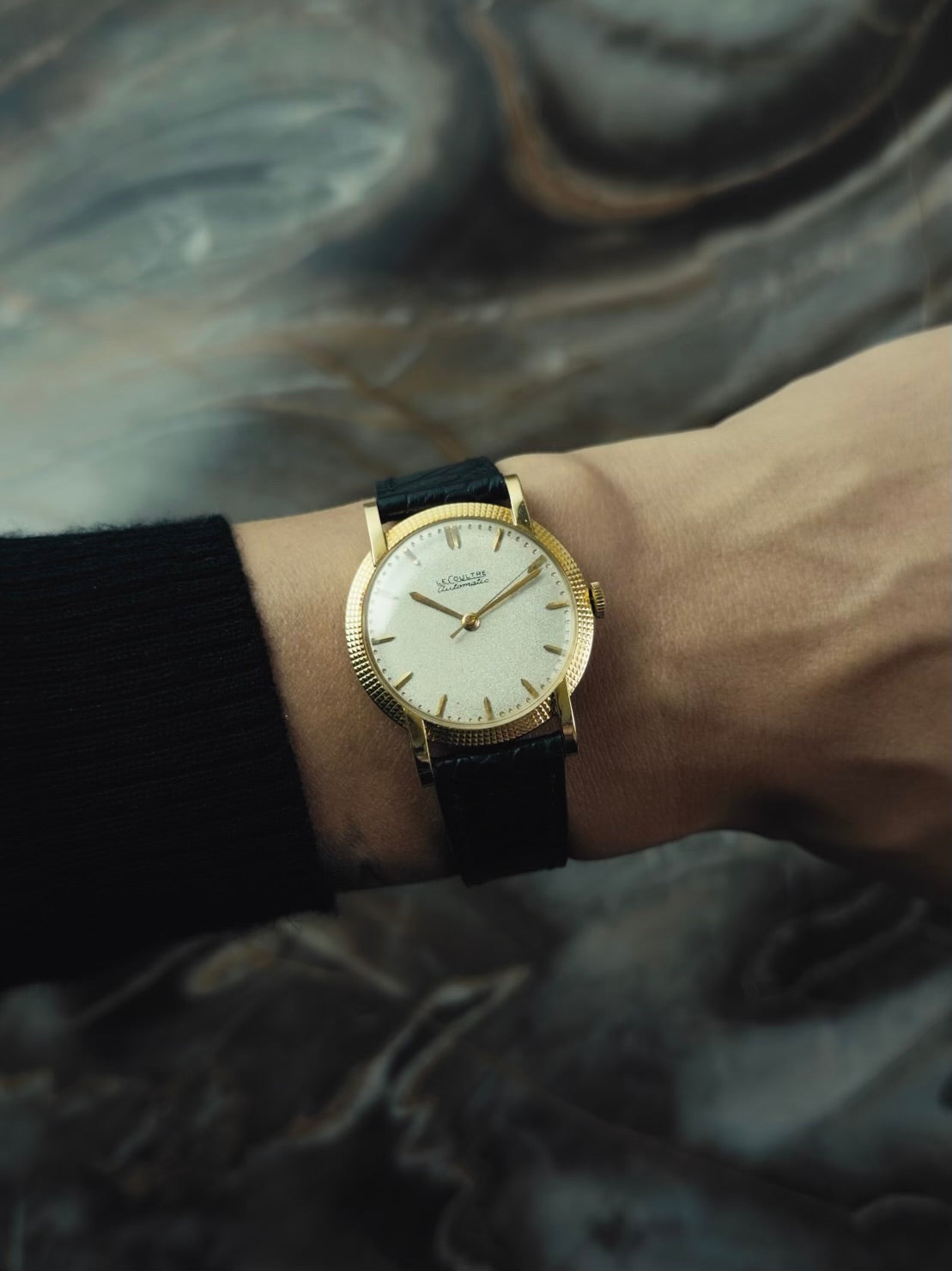 Jaeger-LeCoultre 18k Yellow Gold Clous de Paris