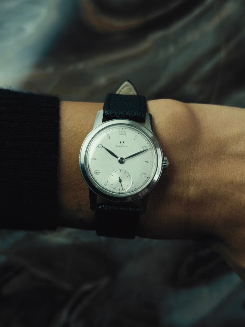 OMEGA Arabic & Triangle Index Small Seconds 1940s