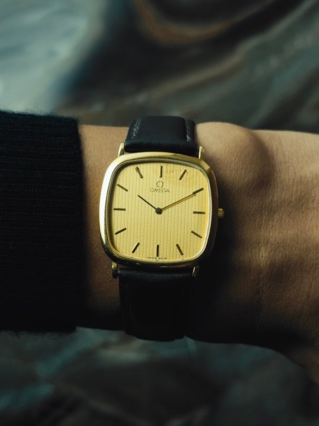 OMEGA De Ville "Golden Stripe" Dial GP 1970s