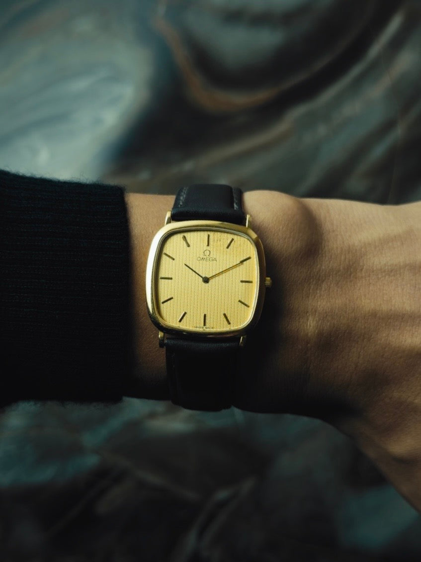 OMEGA De Ville "Golden Stripe" Dial 1970s