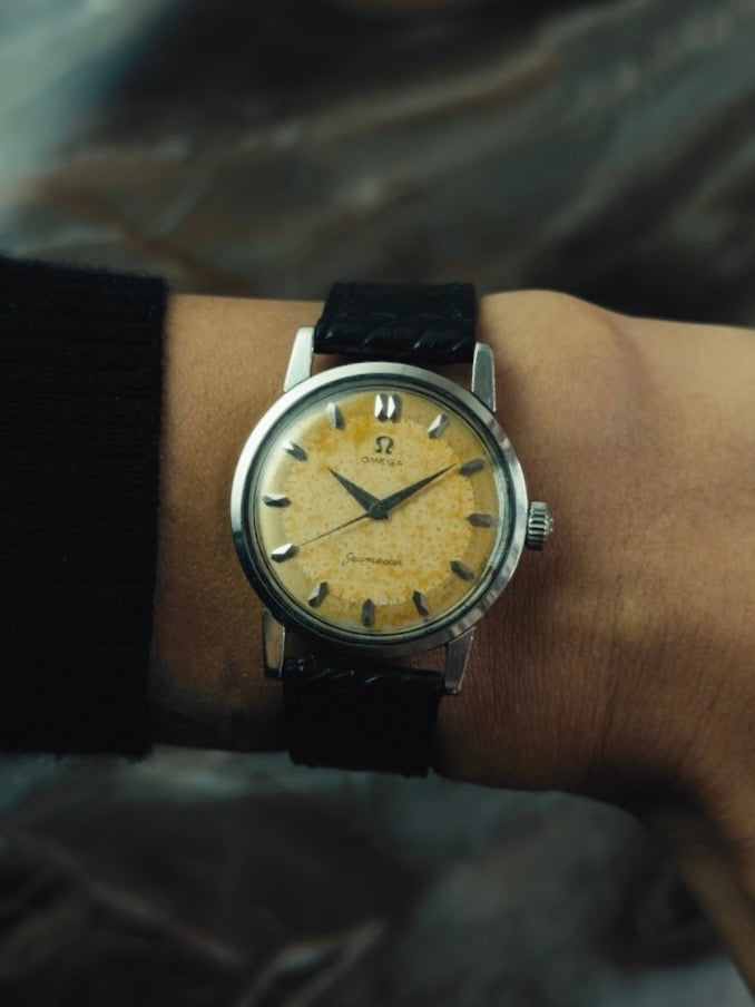 OMEGA Seamaster  Golden Honey Dial SS 1950s