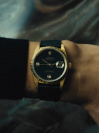 ROLEX Oyster Perpetual Datejust Onyx Diamond Dial 1996