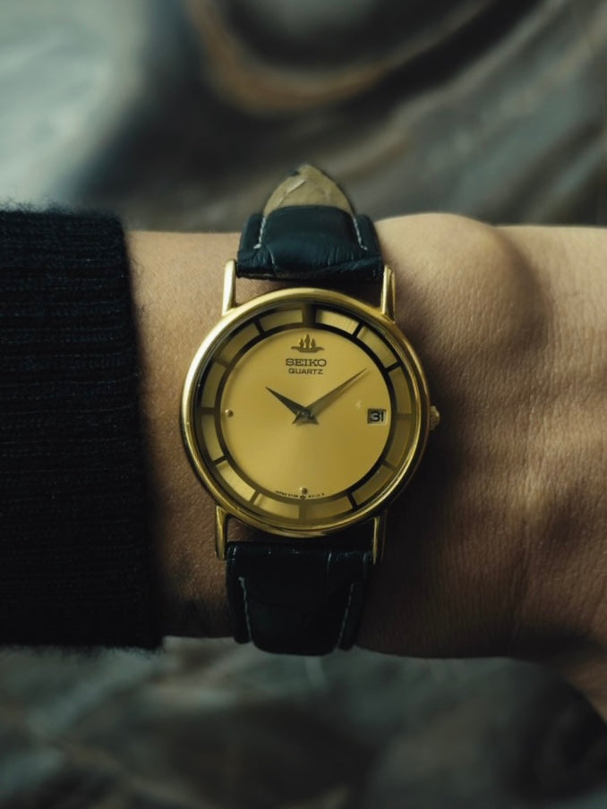 SEIKO "Golden Frame Dial" 1980s｜セイコー ゴールドダイアル 1980年代 ヴィンテージ時計