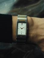 SEIKO ARC White Dial Two-Tone Quartz 1980s