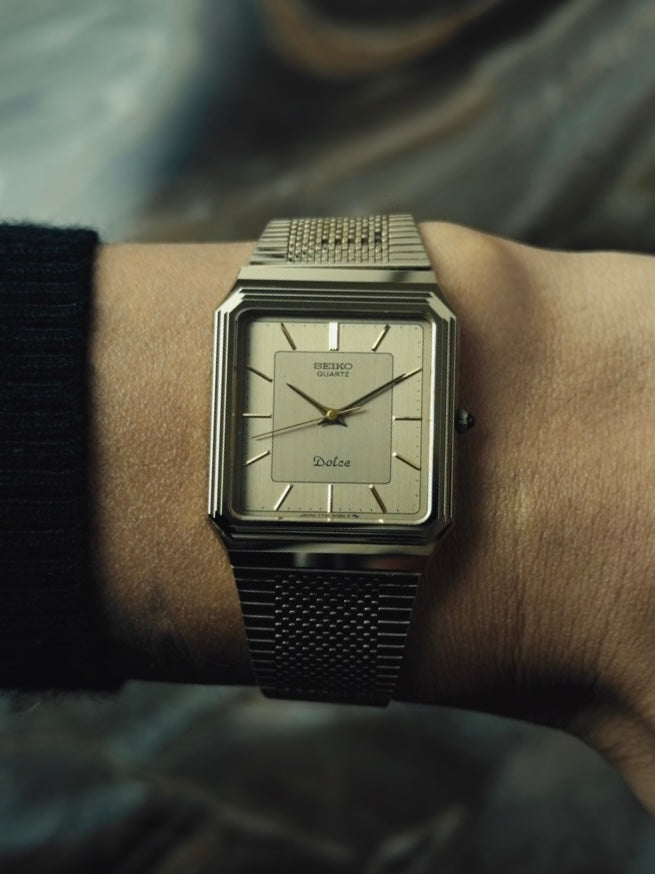 SEIKO Dolce "Champagne Dial" Quartz 1985｜セイコー ドルチェ シャンパンダイアル 1985年 ヴィンテージ時計