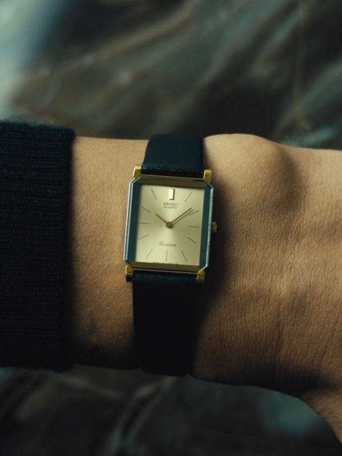 SEIKO Exceline Champagne Dial Two-Tone 1988｜セイコー エクセリーヌ 1988年 ヴィンテージ時計