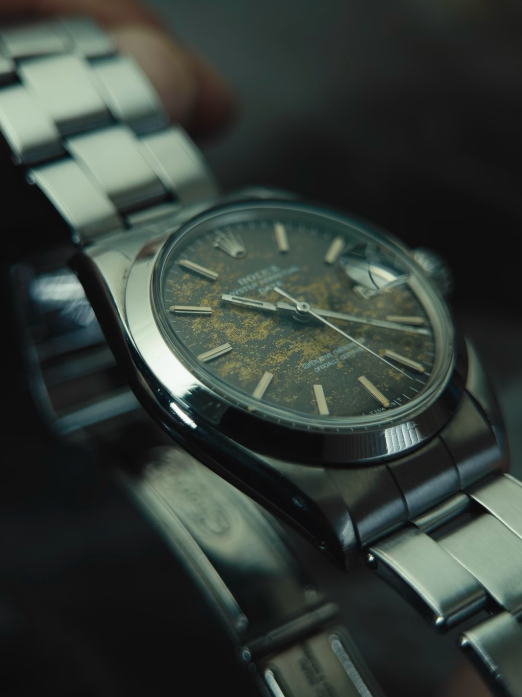 ROLEX 1500 Tropical Oyster Perpetual Date 1968s