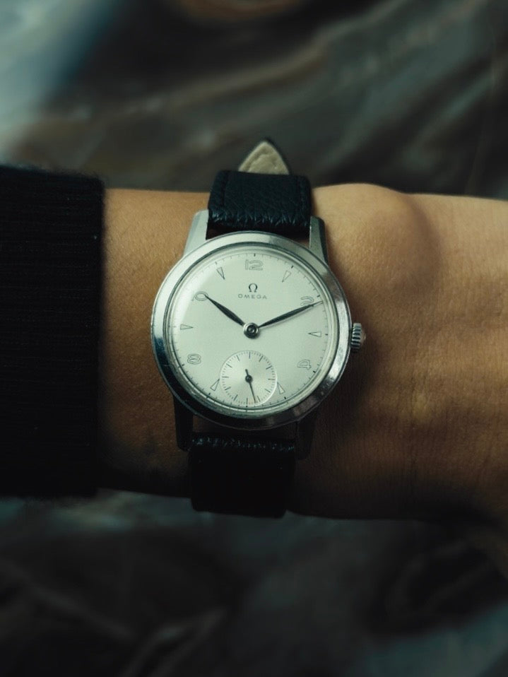 OMEGA Arabic & Triangle Index Small Seconds 1940s