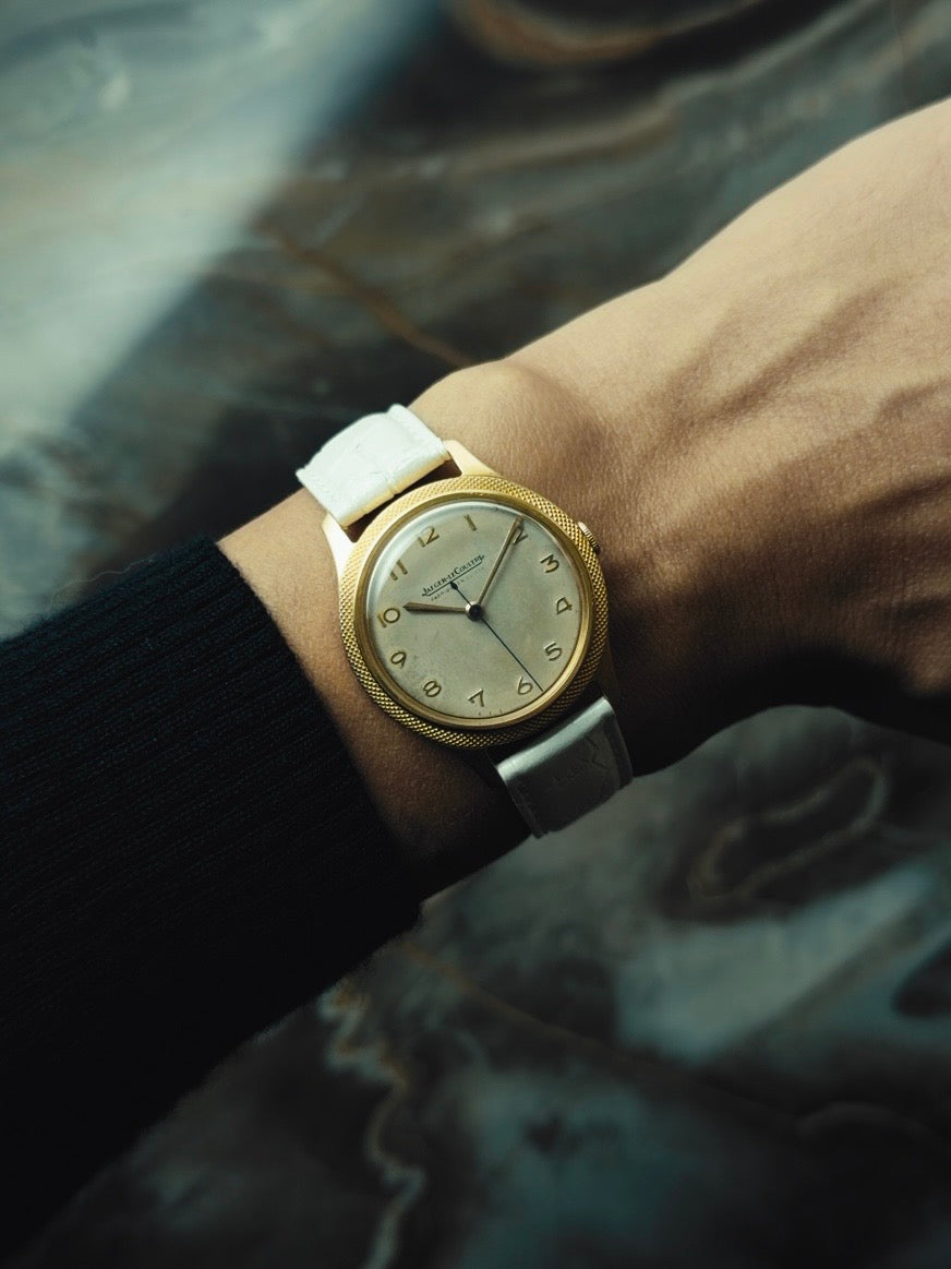 JAEGER-LECOULTRE 18K Pink Gold "Clous de Paris" Bezel 1950s｜ジャガー・ルクルト ヴィンテージ時計 - 2
