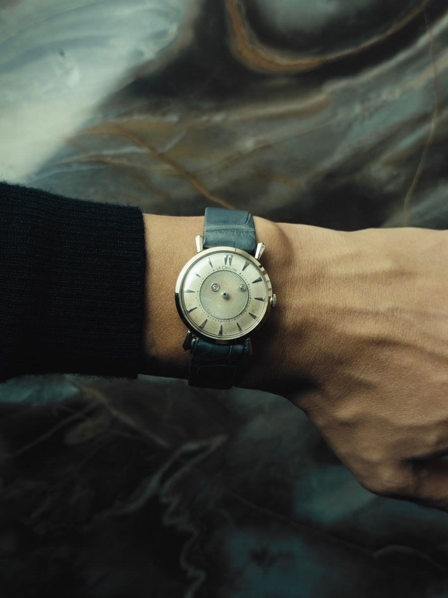 LECOULTRE 14K White Gold "Mystery Dial" 1960s｜ジャガー・ルクルト ヴィンテージ時計 - 2