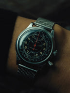 PIERCE Scientific Chronograph Black Dial 1940s