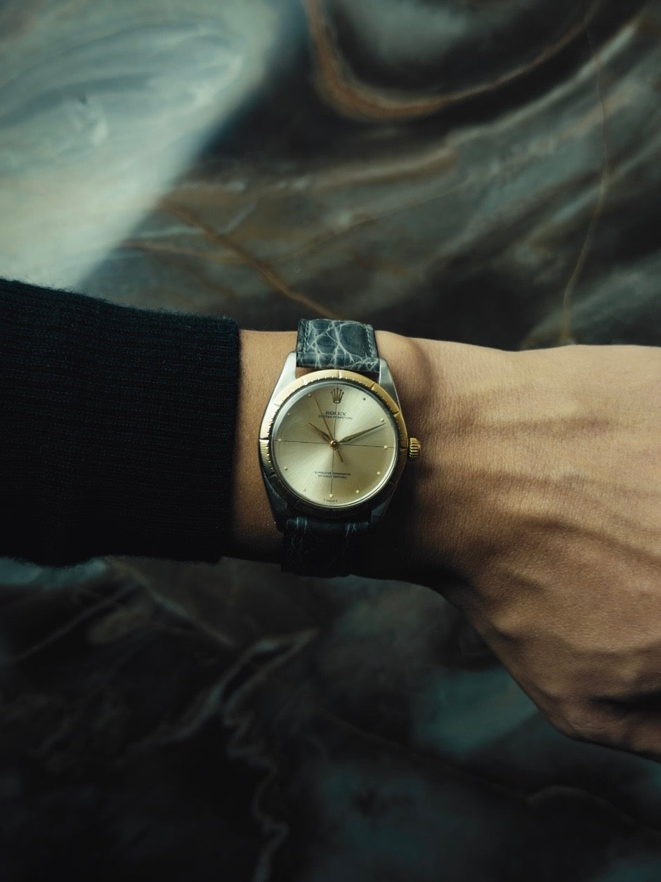 ROLEX Oyster Perpetual Zephyr 14KYG "Crossline" Dial 1960s｜ロレックス ヴィンテージ時計 - 2