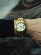 ROLEX 18K Yellow Gold Datejust "Thunderbird" White Dial 1970s｜ロレックス ヴィンテージ時計 - 2