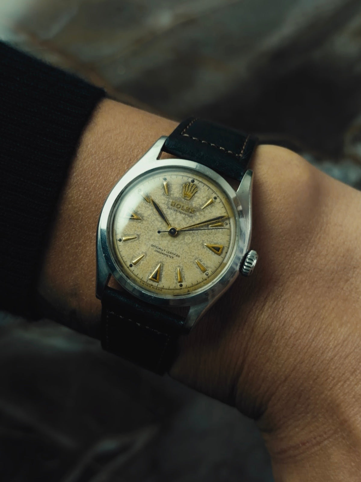 ROLEX Oyster Perpetual "Ancient Relic" Patina Dial 1952