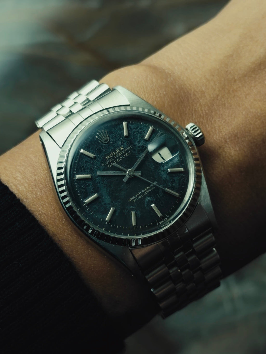 ROLEX Datejust 1601 "Meteoric Stardust" Patina Dial 1960s