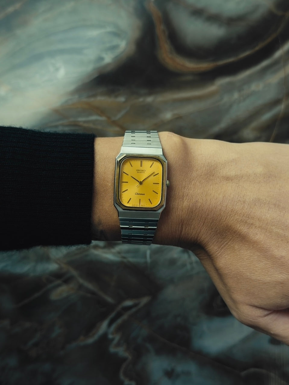 SEIKO Chronos Golden Dial 1980s