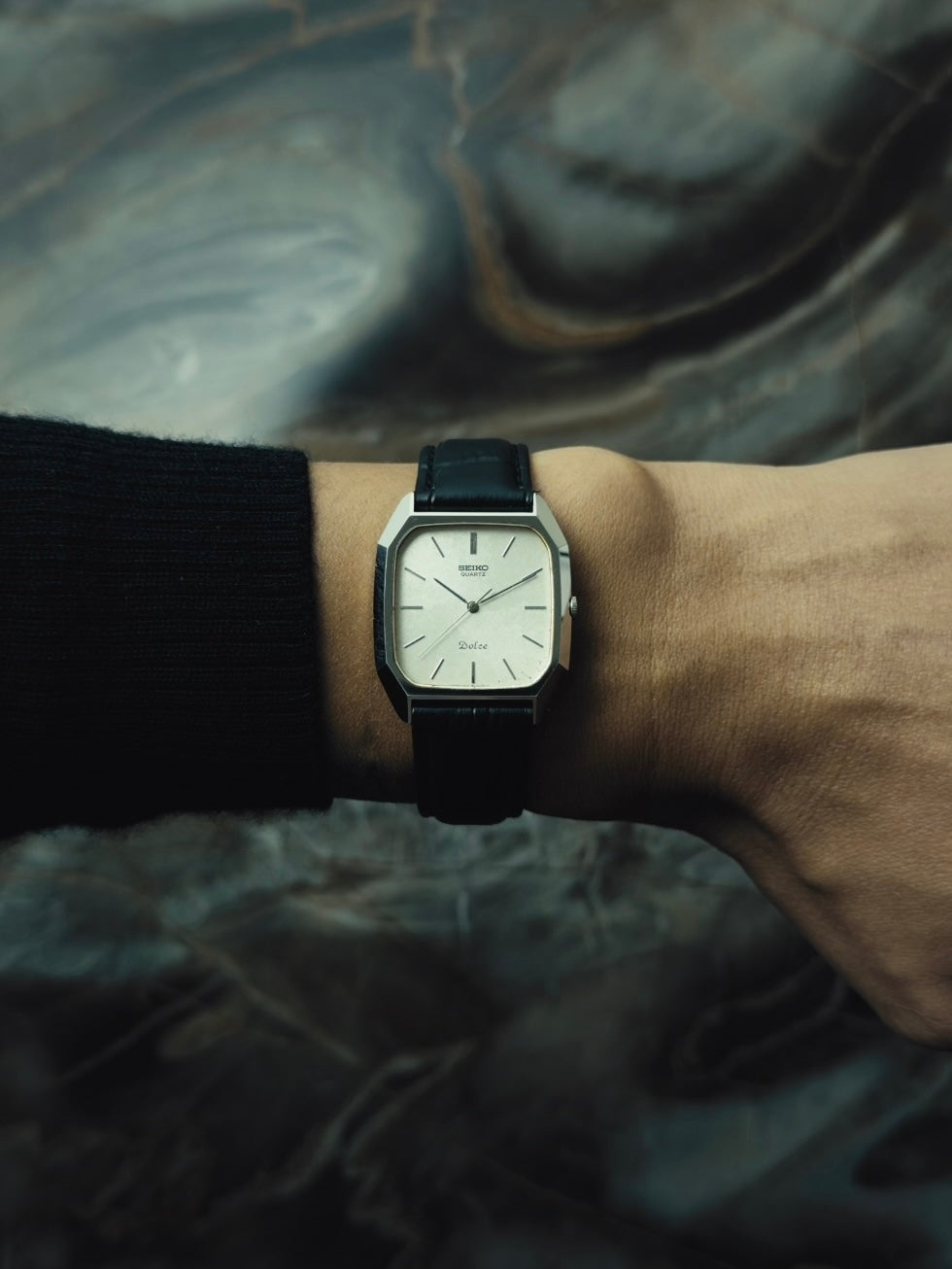 SEIKO Dolce "Silver Texture Dial" SS 1980s｜セイコー ヴィンテージ時計 - 2