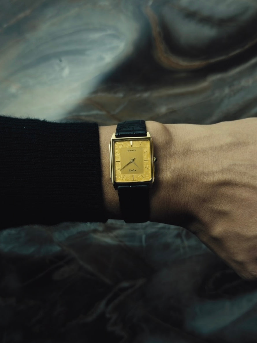 SEIKO Dolce Gold Textured Dial Quartz 1986｜セイコー ヴィンテージ時計 - 2
