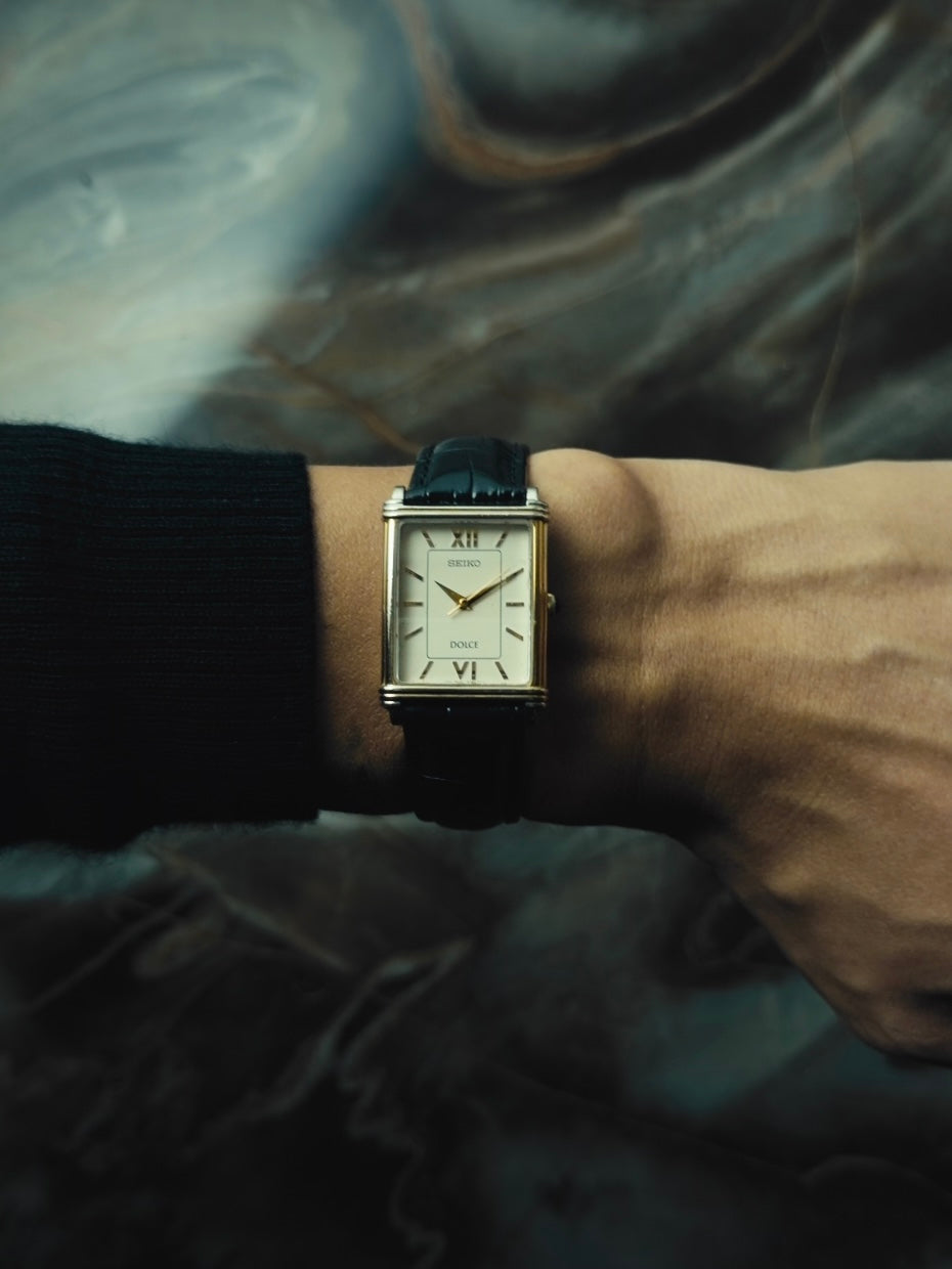 SEIKO Dolce Rectangular Ivory Dial Quartz 1994｜セイコー ヴィンテージ時計 - 2