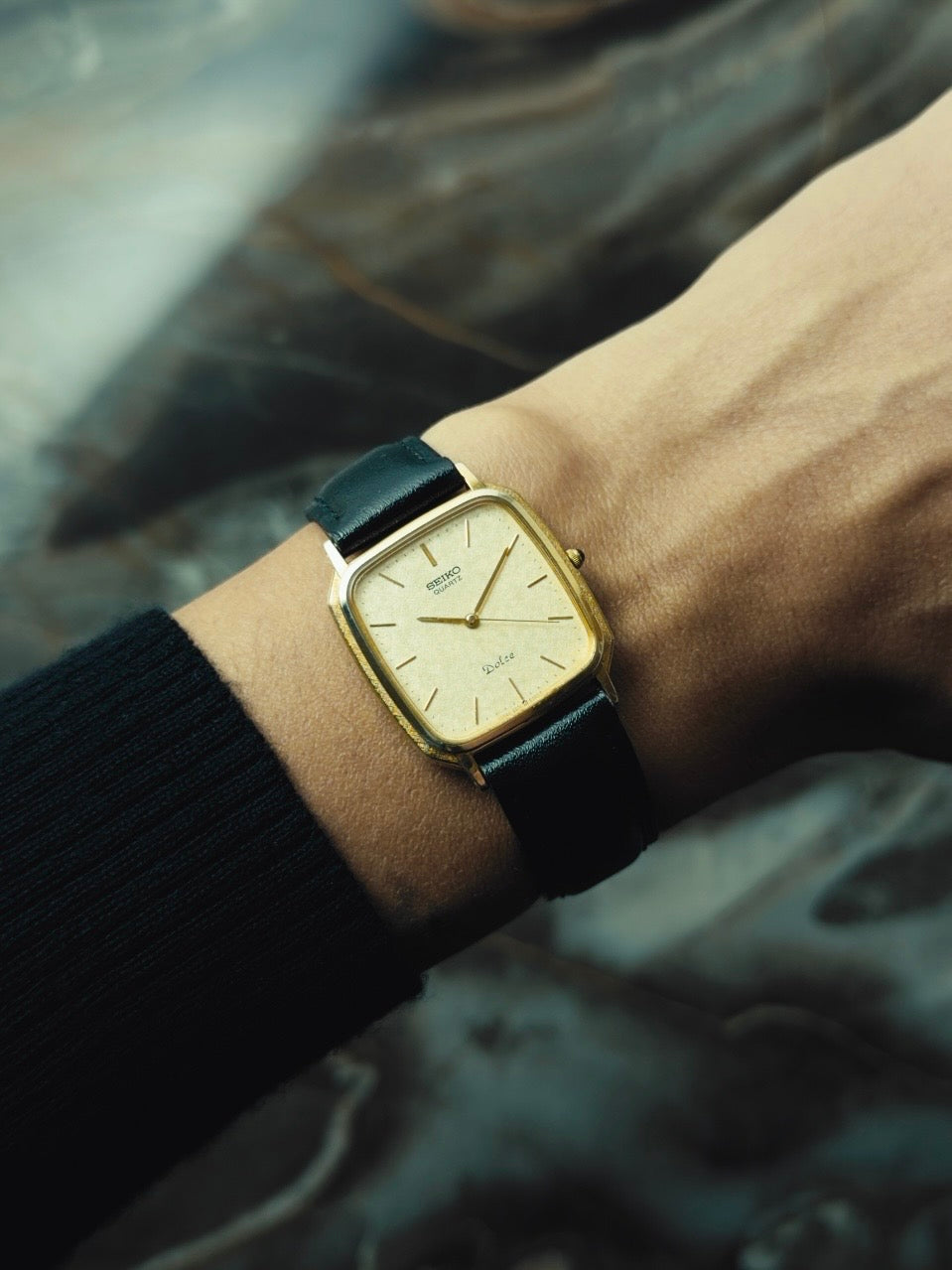 SEIKO Dolce Gold Textured Dial Quartz 1989｜セイコー ヴィンテージ時計 - 2