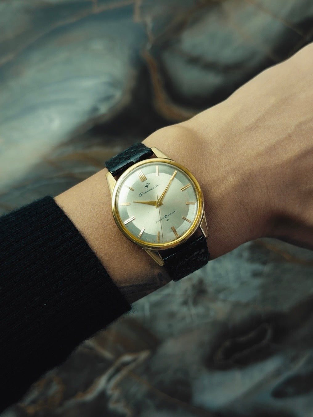 SEIKO Seikomatic "Silver Halo" 30 Jewels 1960s