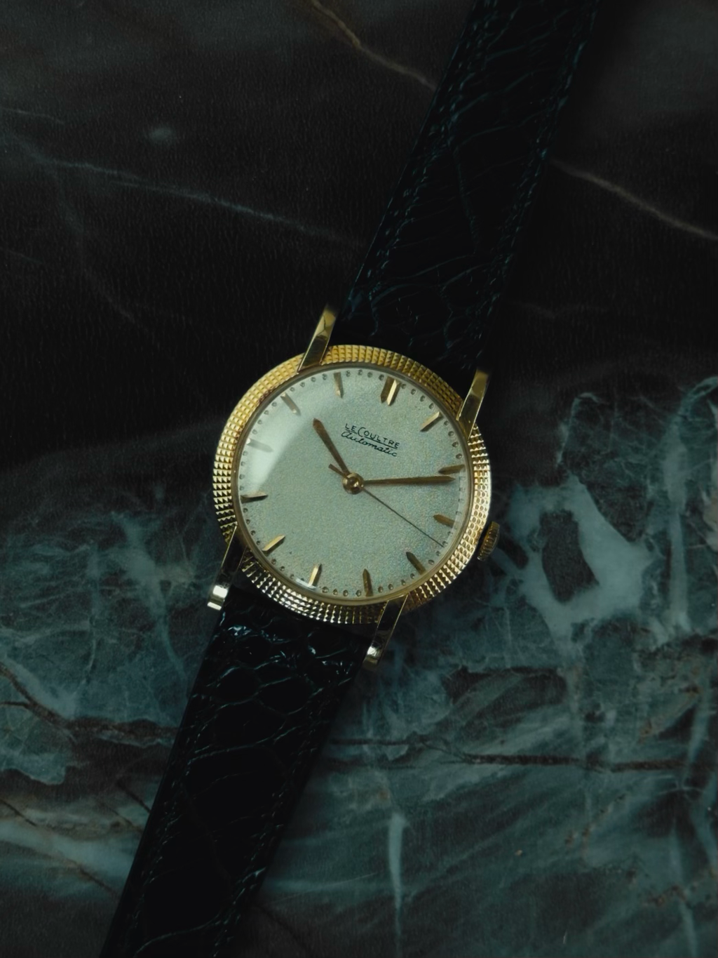 Jaeger-LeCoultre 18k Yellow Gold Clous de Paris