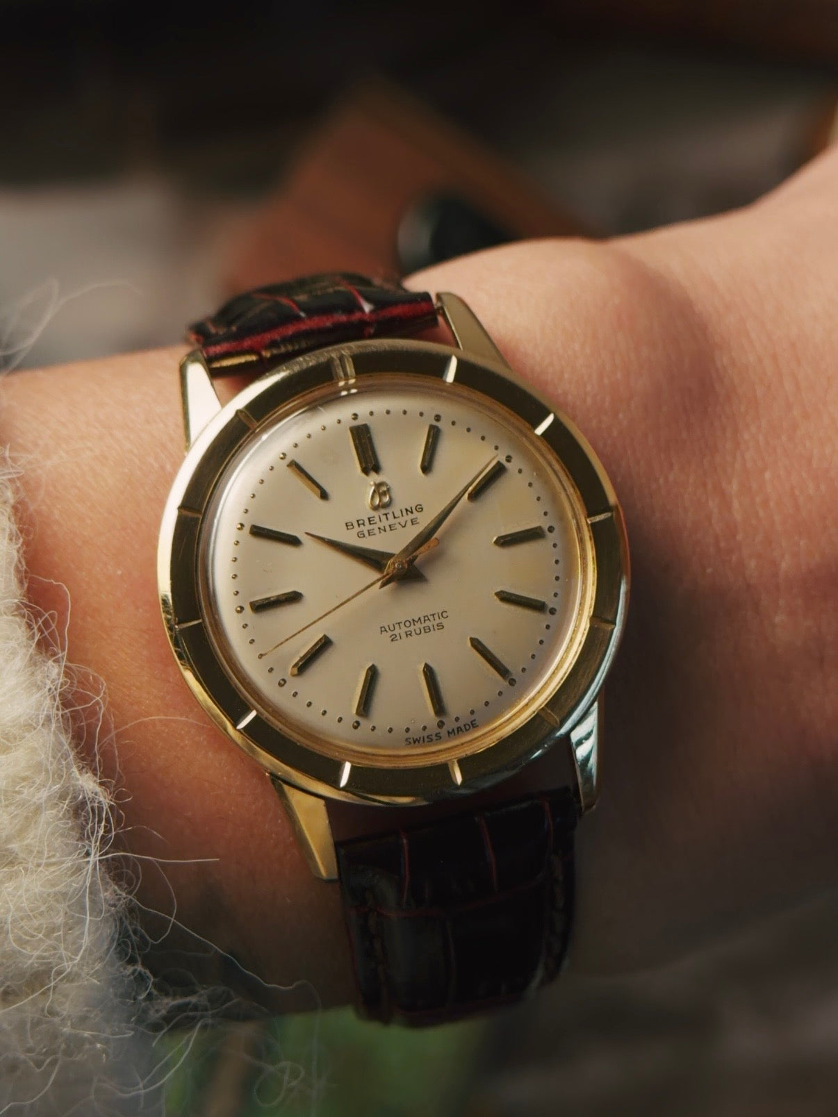 BREITLING 18K BIDNATOR 1955s