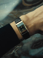LECOULTRE 14K Solid Gold "Black Roman" 1940s｜ルクルト ヴィンテージ時計 - 3