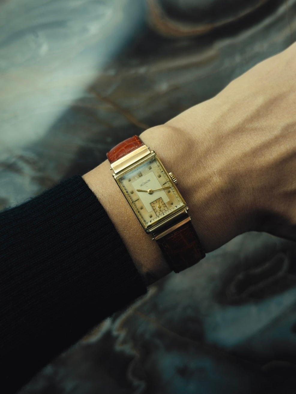 LECOULTRE 10KGF “Champagne Two-Tone” 1940s｜ルクルト ヴィンテージ時計 - 3