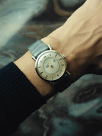 LECOULTRE 14K White Gold "Mystery Dial" 1960s｜ジャガー・ルクルト ヴィンテージ時計 - 3