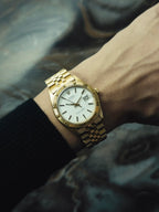 ROLEX 18K Yellow Gold Datejust "Thunderbird" White Dial 1970s｜ロレックス ヴィンテージ時計 - 3
