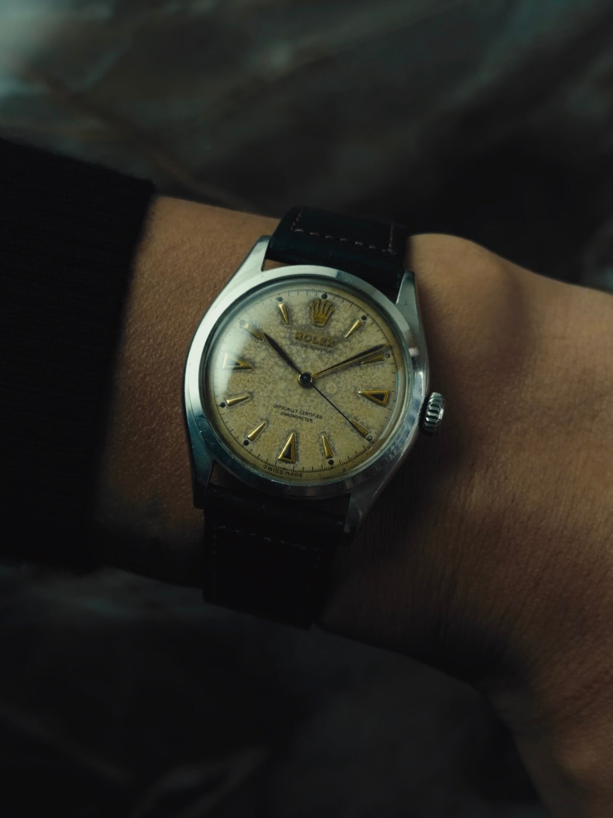 ROLEX Oyster Perpetual "Ancient Relic" Patina Dial 1952