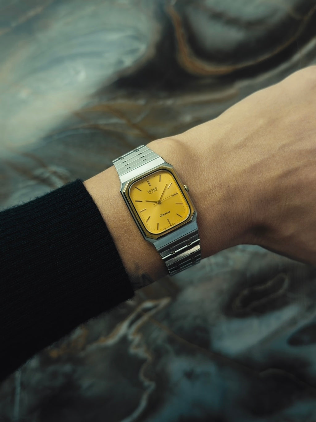 SEIKO Chronos Golden Dial 1980s