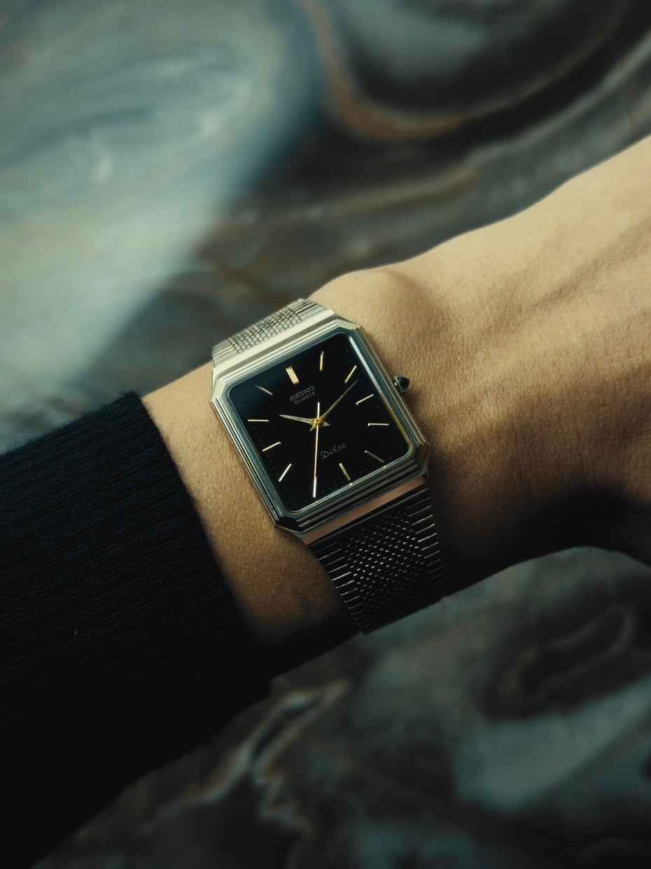 SEIKO Dolce Quartz Black dial 1983｜セイコー ヴィンテージ時計 - 3
