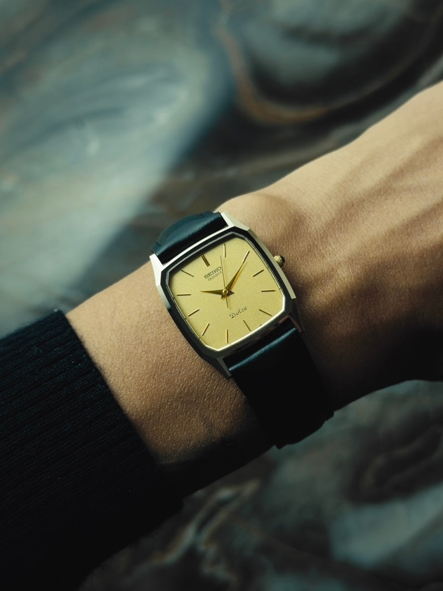 SEIKO Dolce Golden Textured Dial Quartz 1983｜セイコー ヴィンテージ時計 - 3