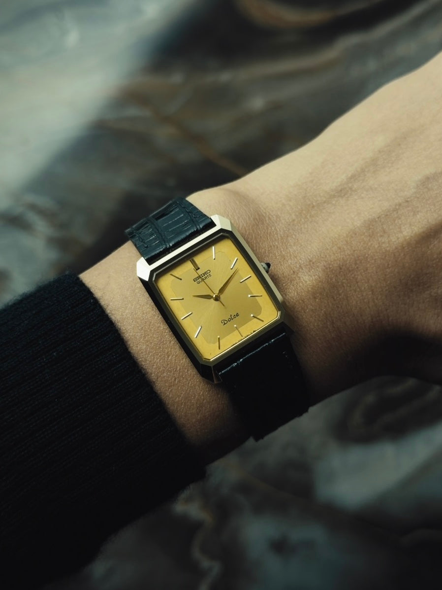 SEIKO Dolce Tungsten Gold Dial 1985｜セイコー ヴィンテージ時計 - 3
