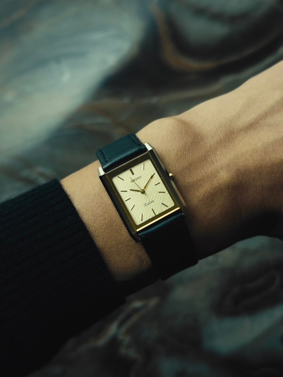 SEIKO DOLCE Rectangular "Champagne Dial" 1996｜セイコー ヴィンテージ時計 - 3