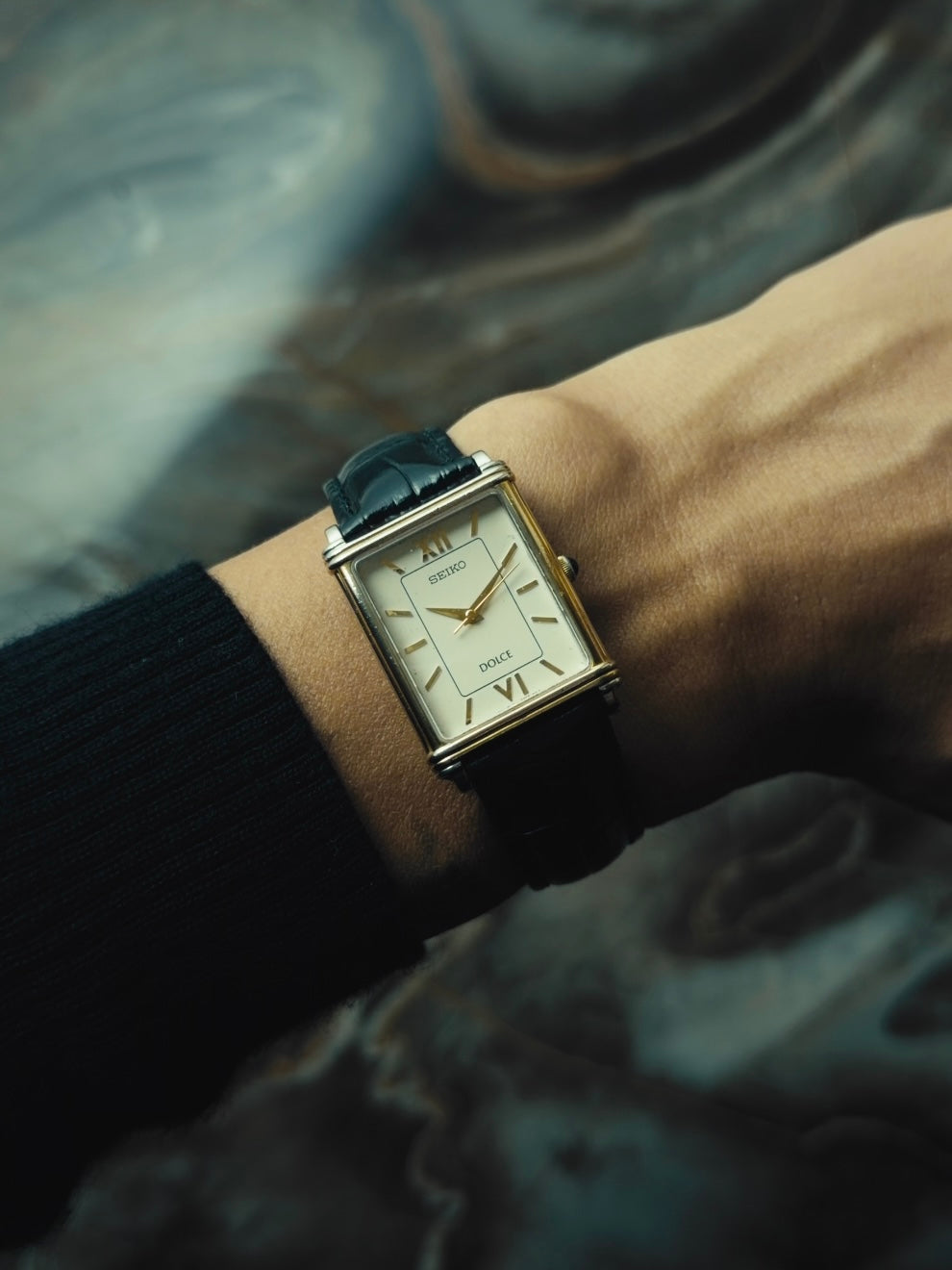 SEIKO Dolce Rectangular Ivory Dial Quartz 1994｜セイコー ヴィンテージ時計 - 3