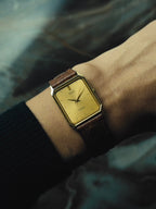 SEIKO Dolce Rectangular Gold Dial Quartz 1985｜セイコー ヴィンテージ時計 - 3
