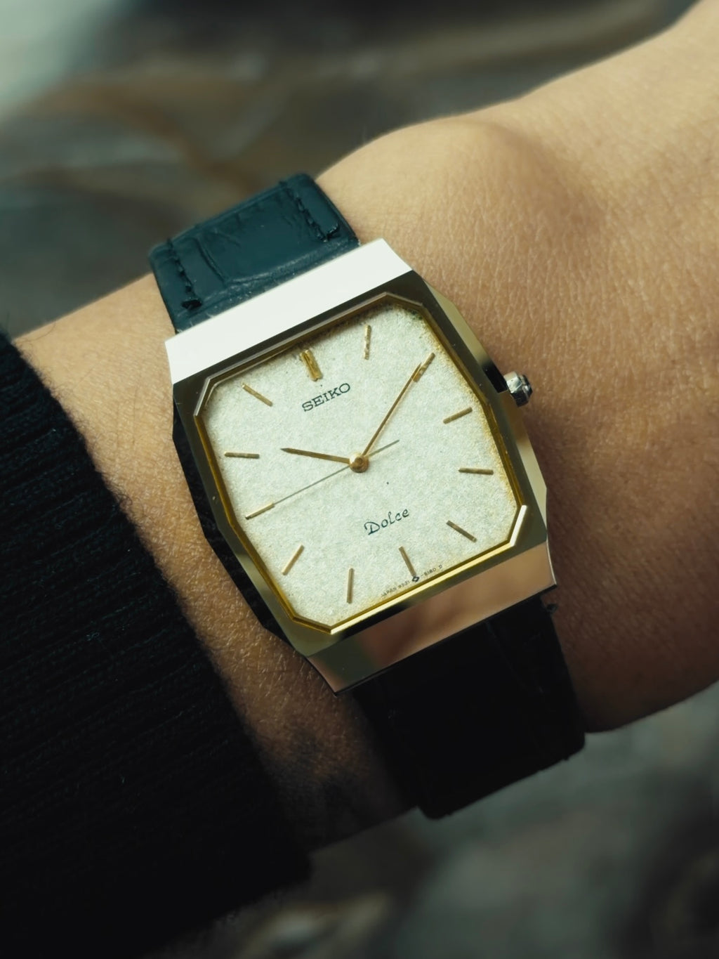 SEIKO Dolce "Frosted Ivory Dial" Quartz 1990｜セイコー ヴィンテージ時計 - 3