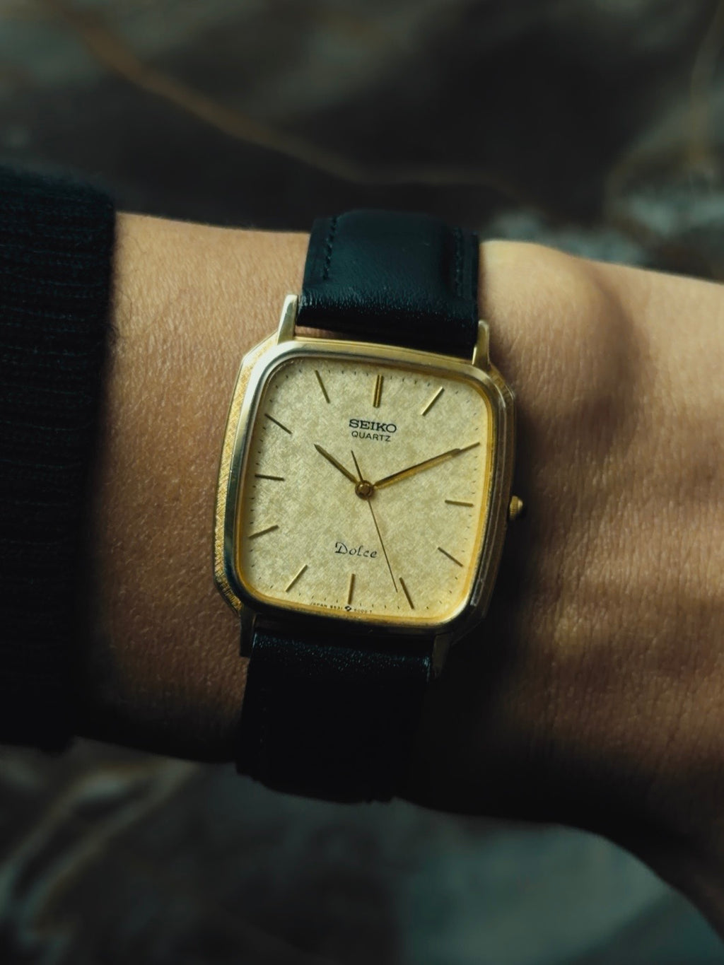 SEIKO Dolce Gold Textured Dial Quartz 1989｜セイコー ヴィンテージ時計 - 3
