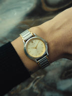 SEIKO LUCENT Two-Tone Champagne Dial 1990s