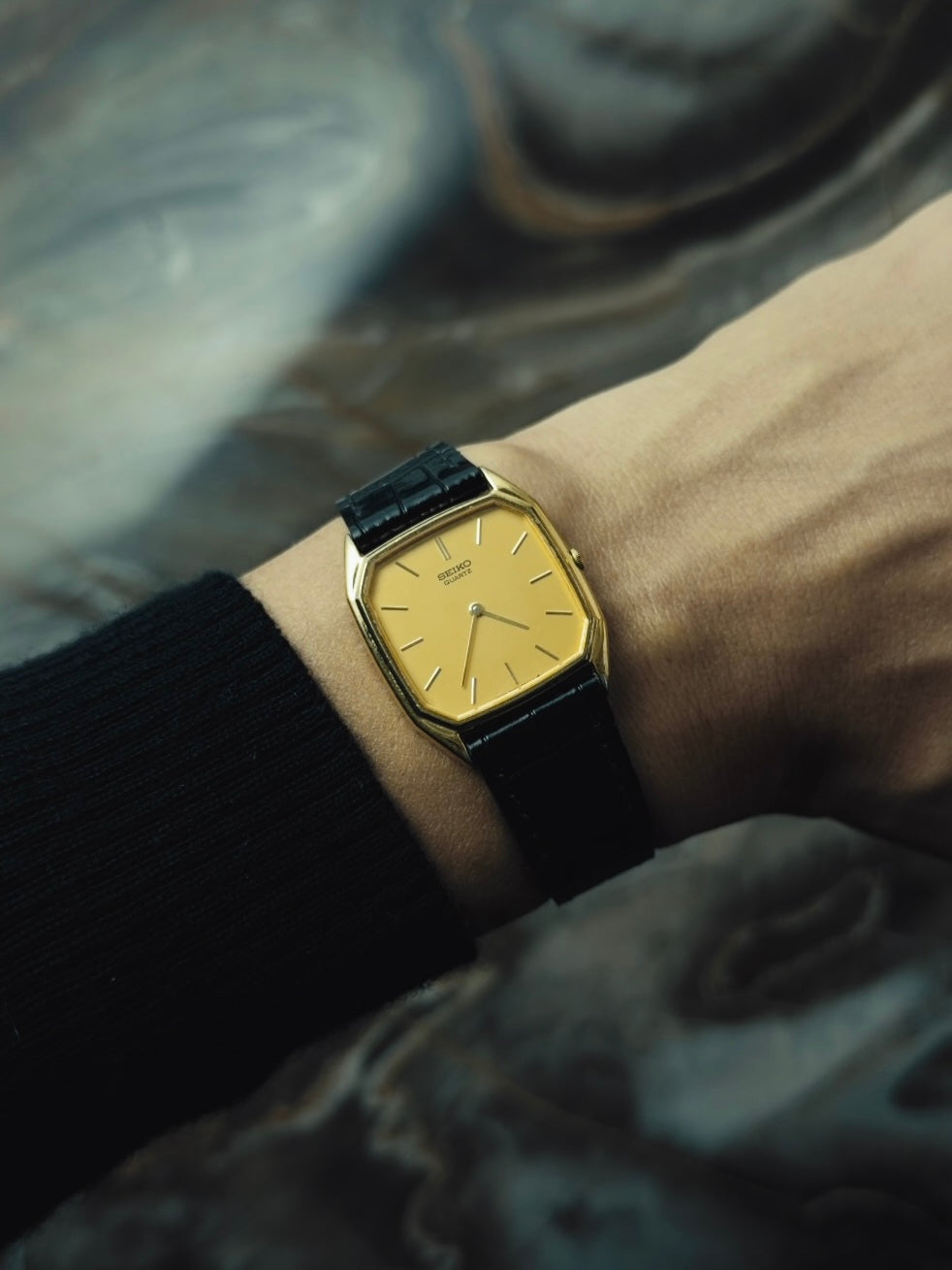 SEIKO Octagon Gold Dial 1984｜セイコー ヴィンテージ時計 - 3